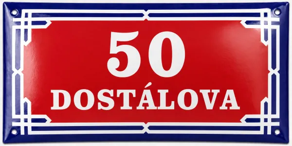 Smaltovaná cedule Dar pro 17
